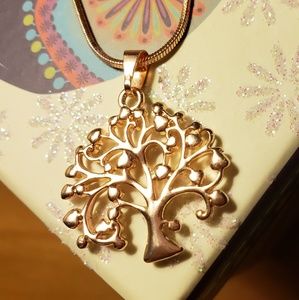 RoseGold Tree of Life Necklace